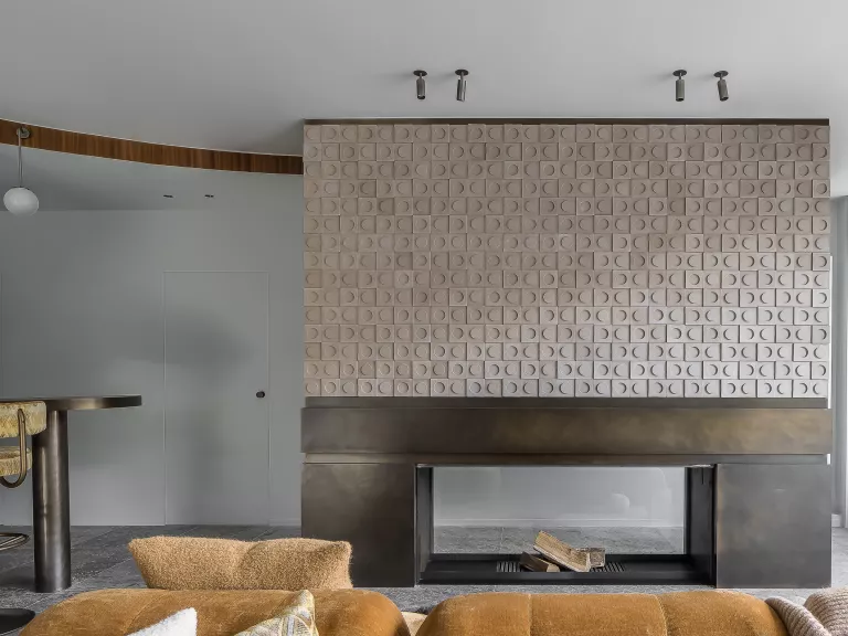 Universal Wood Open Fireplace by Metalfire