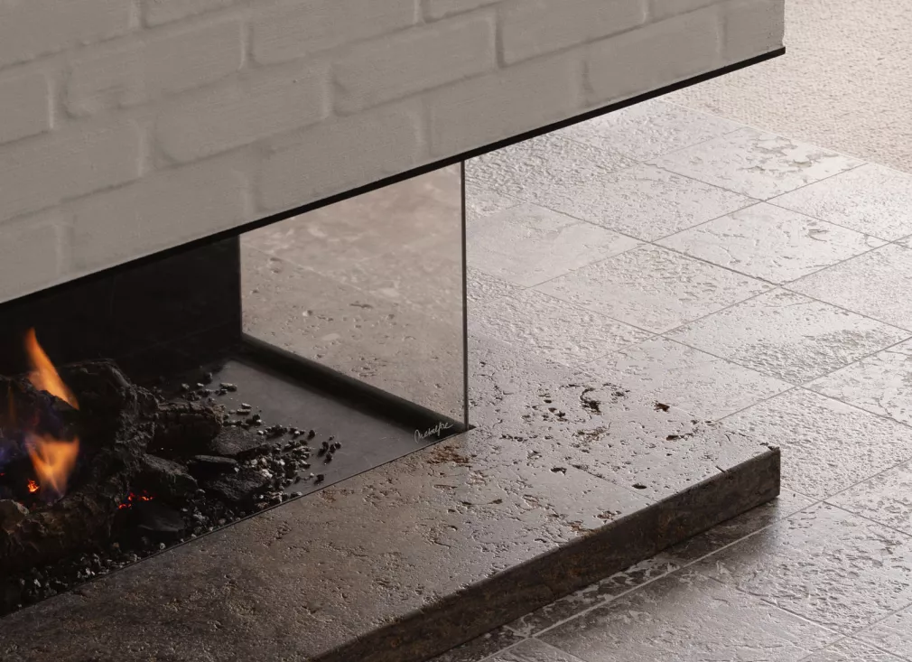Avenue Gas Closed Fireplace by Metalfire