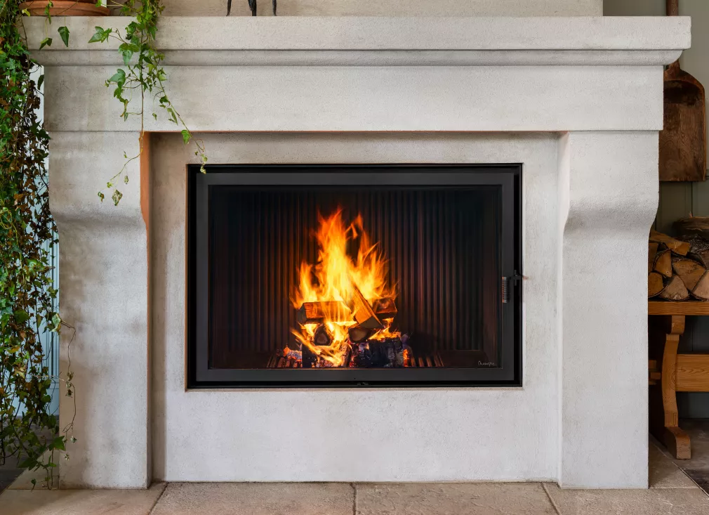 Optimum closed wood burner