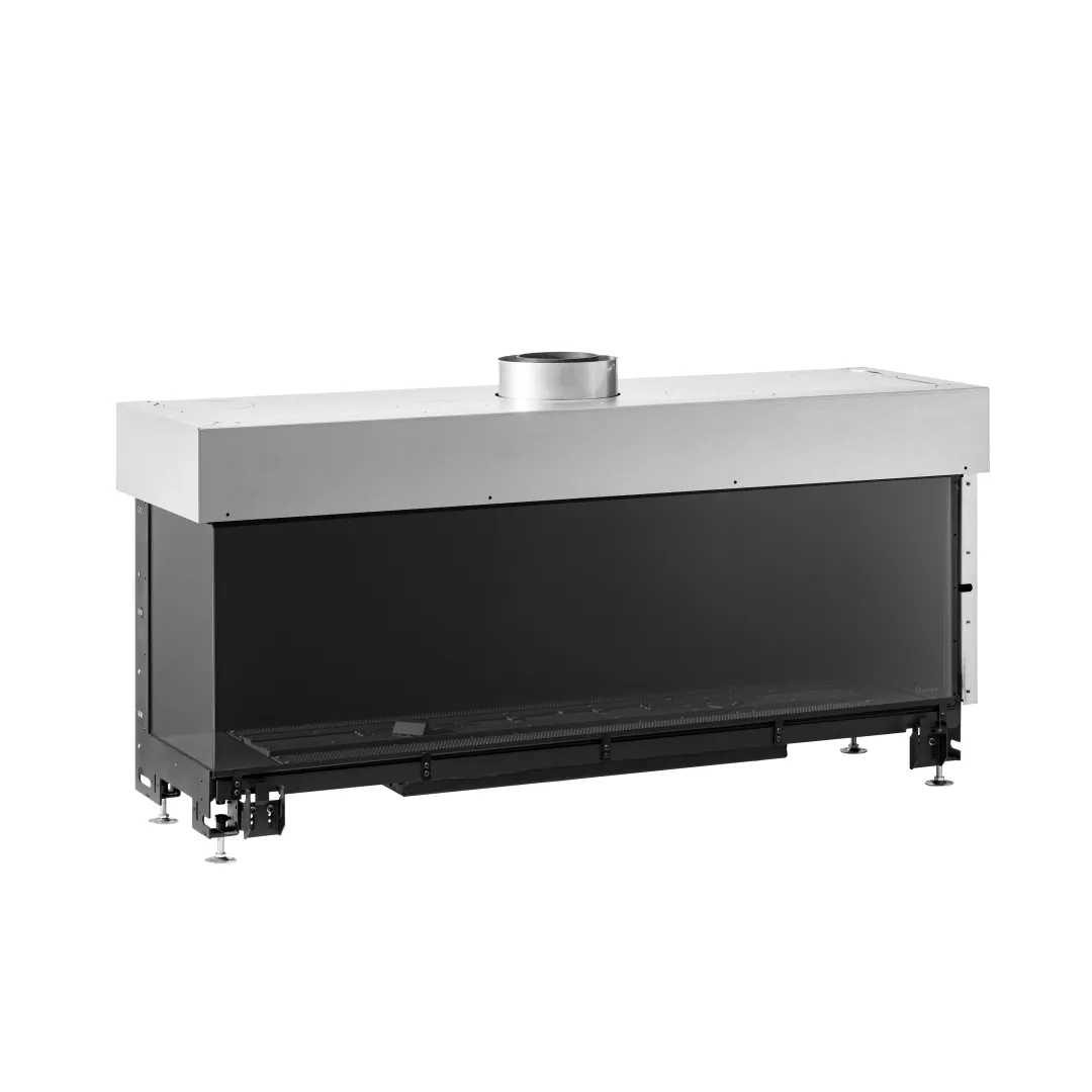 Avenue Gas Closed Fireplace by Metalfire