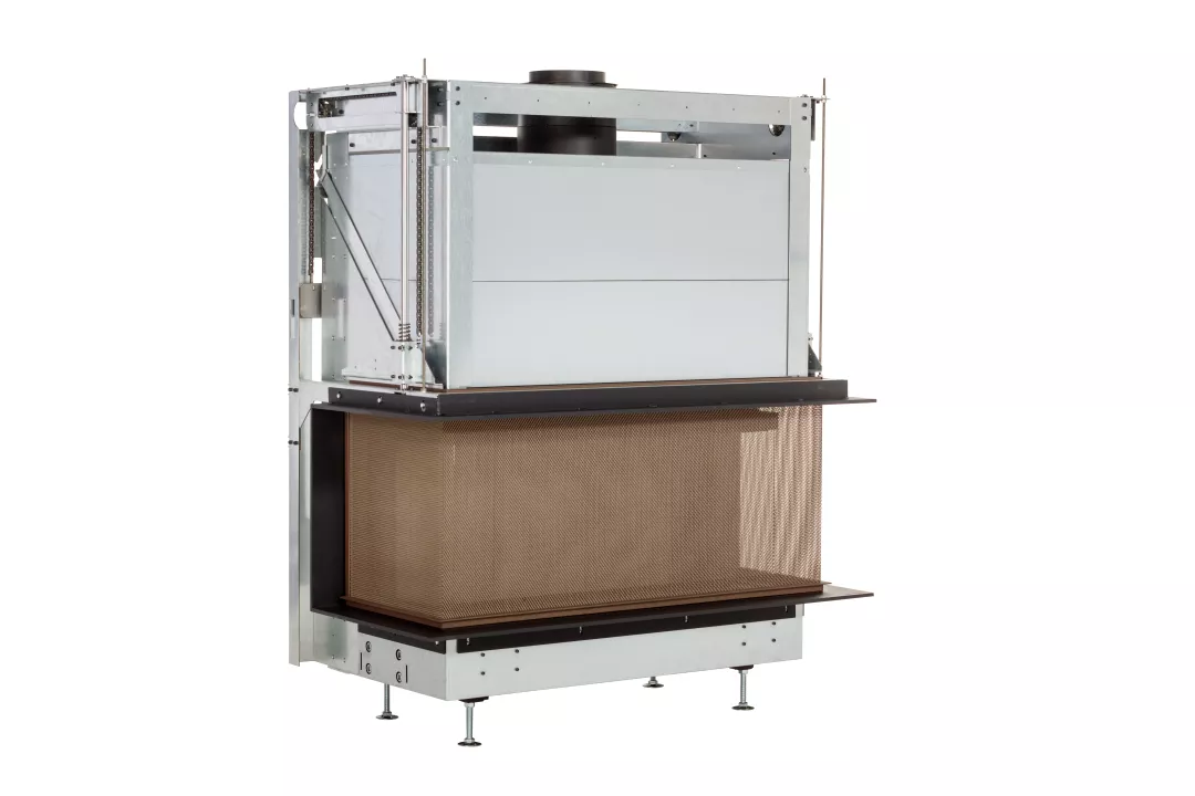 UltimeD Wood Closed Fireplace by Metalfire