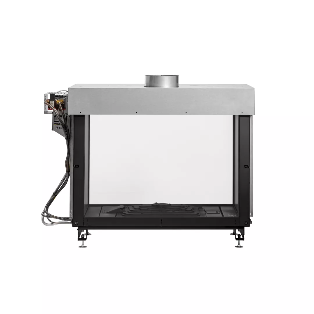 Avenue Gas Closed Fireplace by Metalfire