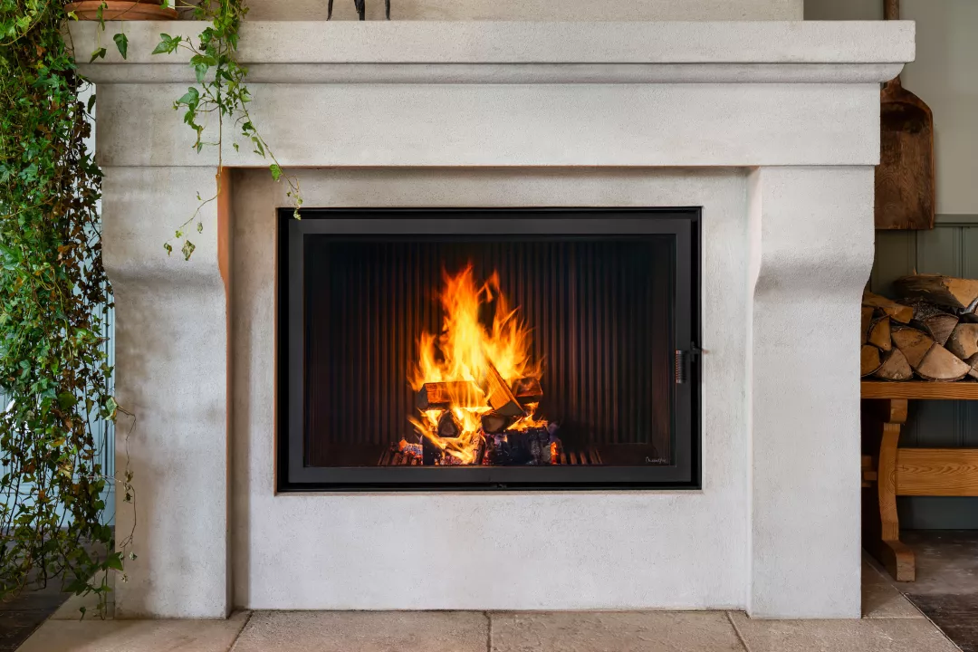 Optimum closed wood burner