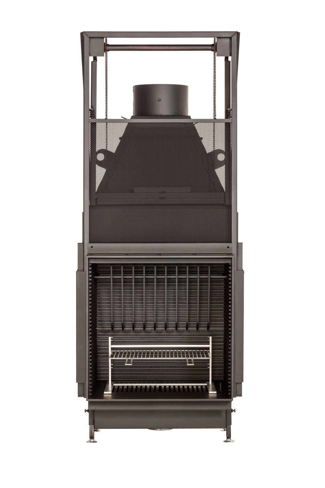 Universal Wood Open Fireplace by Metalfire